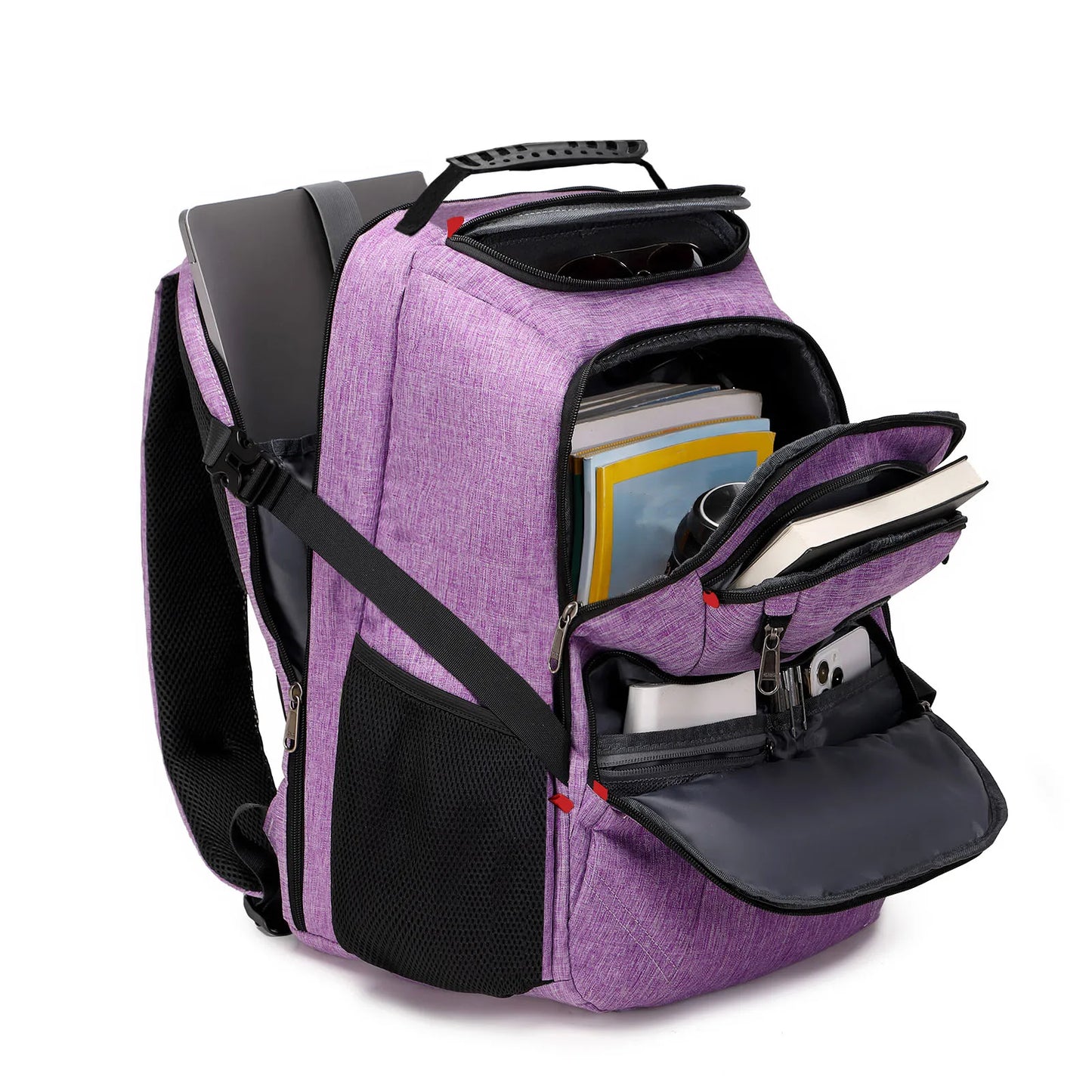 17-Inch Travel Laptop Backpack with USB - Waterproof Durable Business and University Backpack for Men and Women