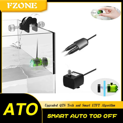 MagTool ATO-360P Smart Aquarium Water Refill Pump – Automatic Top Off (ATO) System for Fish Tanks with Filter Accessory