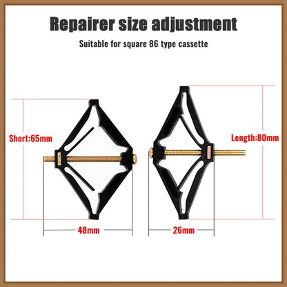 STONEGO 86mm Wall Mount Switch Box Repair Tool — Switch Cassette Repairer with Support Rod Electrician Accessory