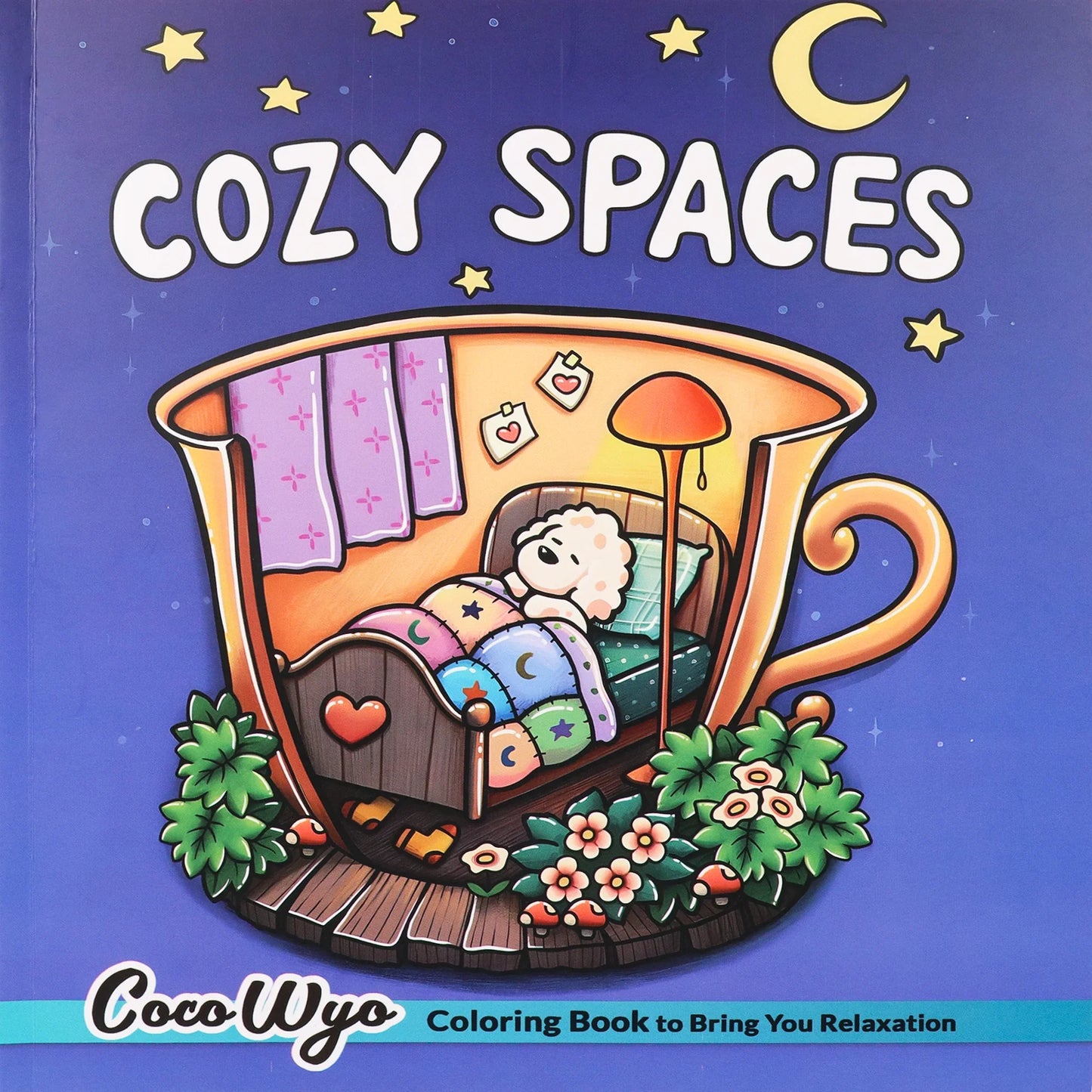 Coloring Books for Adults and Teens, Cute Puppies Cartoon Designs for Relaxation, Cozy Hygge Moment Coloring Fun