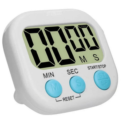 LCD Digital Kitchen Timer | Magnetic Cooking Countdown and Up Timer with Loud Alarm | Stonego Home Kitchen Accessory