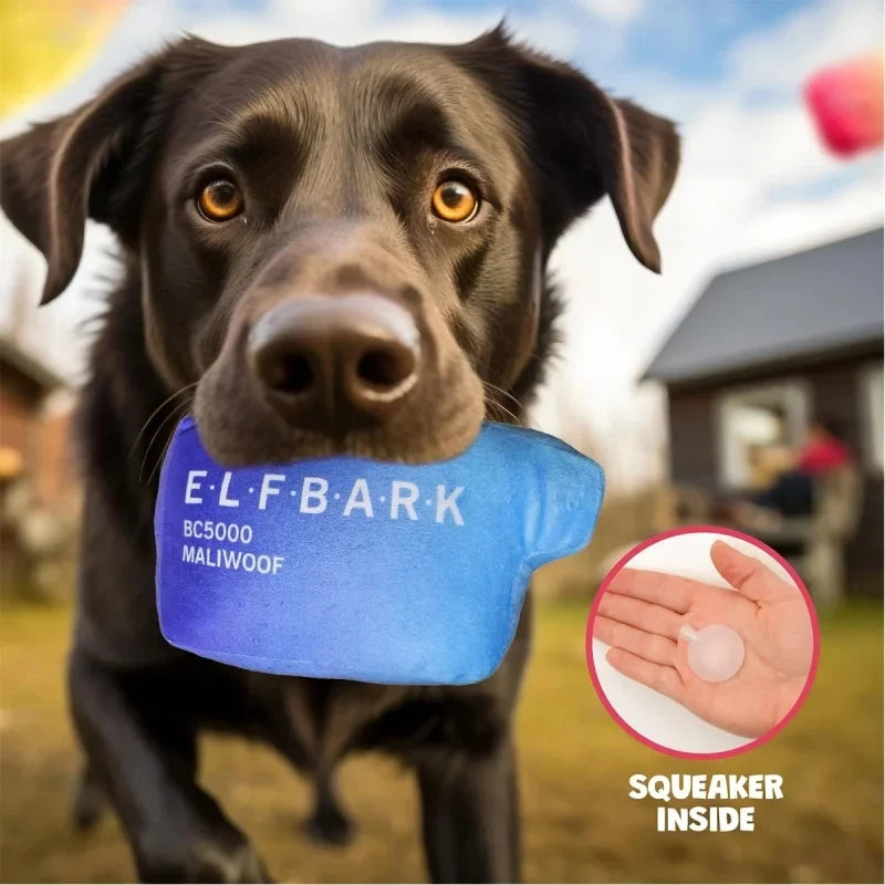 Funny Squeaky Dog Toy - Cute Interactive Puppy Toy for Small, Medium & Large Dogs
