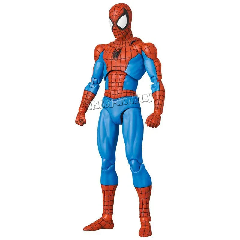 CT Toys Spiderman Mafex 185 Classic Costume Anime Figure - Miles Morales & 2099 Spider-Man Action Figure, Kids Gift Figurine