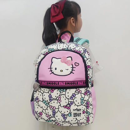 Sanrio Hello Kitty Cartoon School Bag — Cute Anime Backpack for Kids, Student Gift & Halloween Anime Merchandise