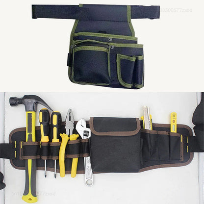 Multifunctional Tool Storage Bag: Electrician Toolkit Waist Pouch Organizer