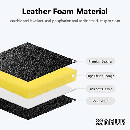 PU Leather Eye Mask Cover for PICO 4/4 Pro/Ultra – AMVR VR Headset Face Cushion Protector   1/2