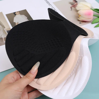 Thick Invisible Removable Push-Up Bra Pads – Latex Swimwear Inserts for Women, Chest Foam Cups