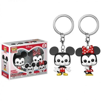 Funko Pocket Pop Keychains 22 Styles – Mickey, Minnie, Donald, Stitch, Angel, Elvis, Lilo & Scrump Vinyl Figure Toys