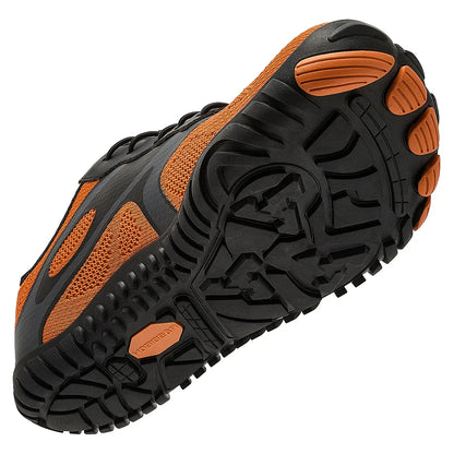 HOBIBEAR Unisex Barefoot Wide Toe Sneakers – Zero Drop Outdoor Running & Beach Walking Shoes with Elastic Band