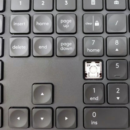 Logitech Craft MX Keys S Keyboard Replacement - Black & Gray Keycap and Hinge Repair Parts