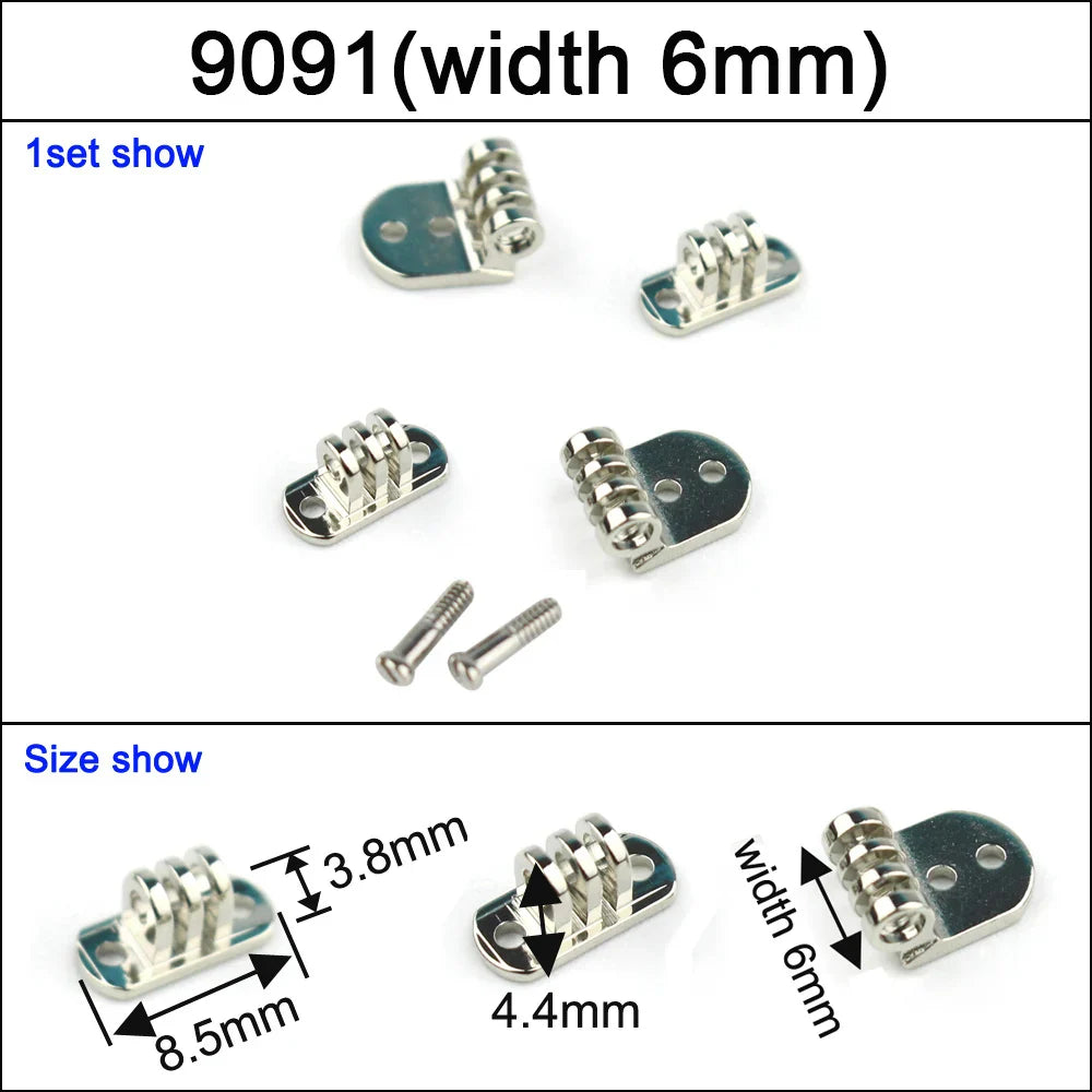 10 Sets Eyeglasses Hinge Replacement - Plastic Frames, Acetate Sunglasses, Wooden Glasses Repair Parts & Accessories
