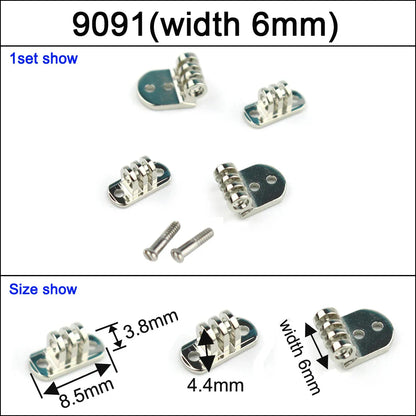 10 Sets Eyeglasses Hinge Replacement - Plastic Frames, Acetate Sunglasses, Wooden Glasses Repair Parts & Accessories