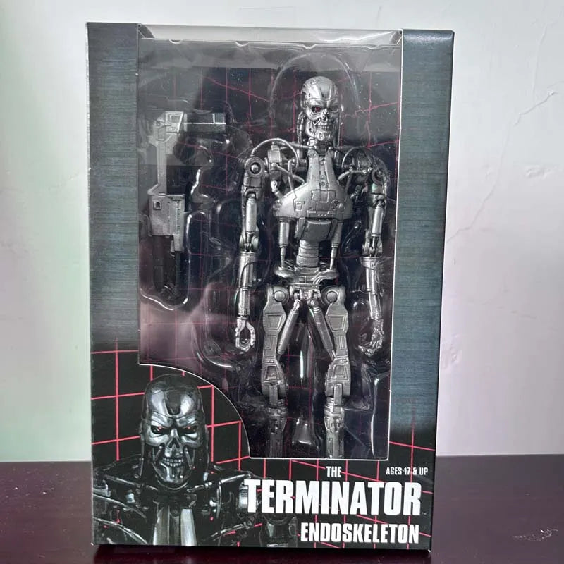 NECA The Terminator Genisys T-800 Guardian Action Figure – Endoskeleton Model, Joint Movable Doll, Collectible Toy Gift
