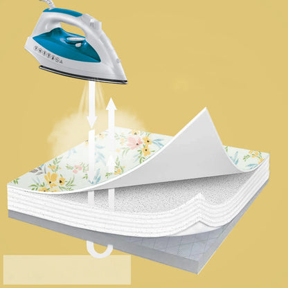 140x50cm Heavy Duty Ironing Board Cover | Heat Reflective Elastic Edge Iron Cover for Home
