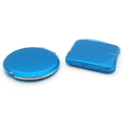 Portable Stainless Steel Makeup Mirror – Foldable Handheld Cosmetic Mirror for Women, Various Shapes