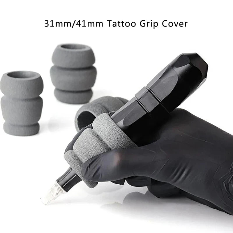 Memory Foam Tattoo Grip Cover - 31/41mm Machine Pen Tool Sponge Accessory