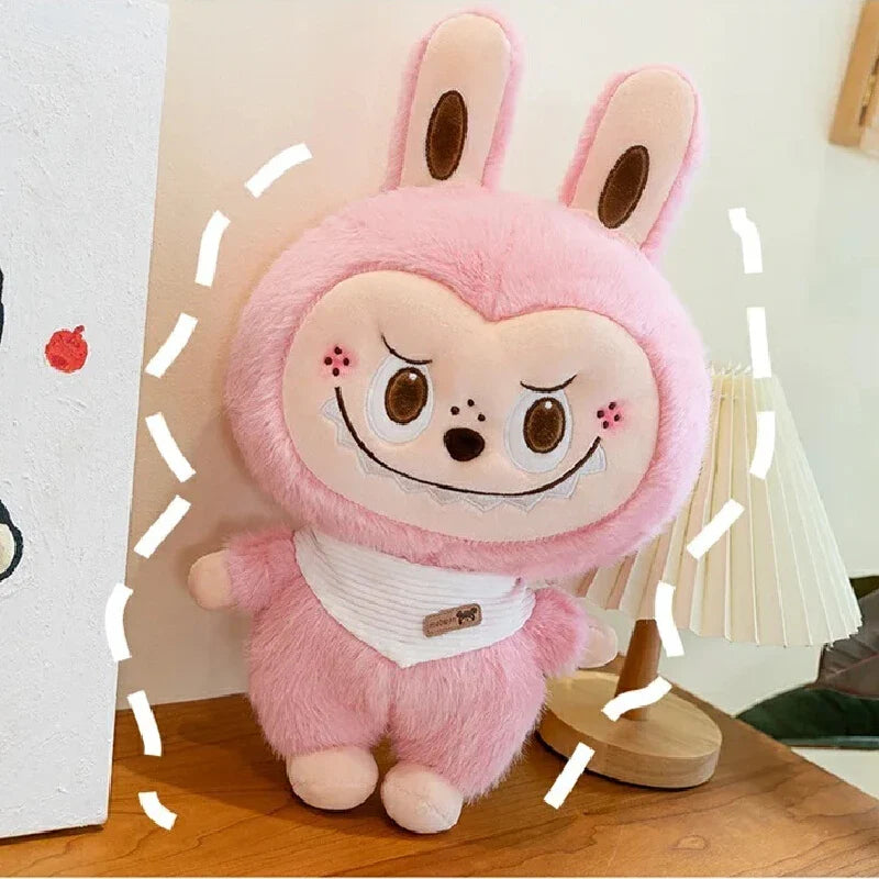 Rabbit Labubu Plush Toy — Cute Cartoon Soft Doll Pillow for Kids Gifts