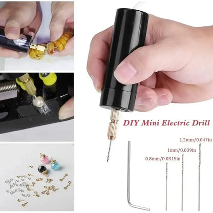Handheld Mini USB Electric Drill Tool – DIY Engraving Pen for Epoxy Resin, Jewelry Making & Wood Craft