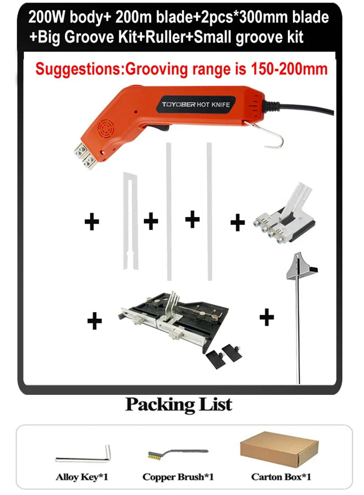 Electric Foam Cutter Hot Knife – Polystyrene, Styrofoam, Fabric, and Rope Cutting Tool for DIY Projects