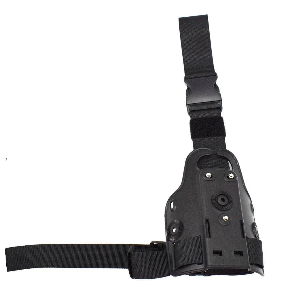 Airsoft Tactical Drop Leg Platform - Thigh Mount Holster Panel for Glock 17/19, Beretta 92/96, SIG P226, 1911