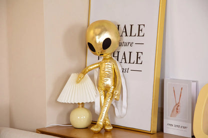 60cm Fashion Alien Plush Backpack – Soft PU ET Stuffed Doll Toy, Creative Gift for Kids & Children
