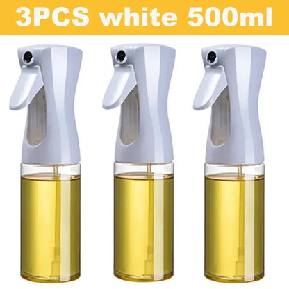 200/300/500ml Oil Spray Bottle – Olive Oil Vinegar Soy Sauce Sprayer Dispenser for Cooking, Baking & Camping