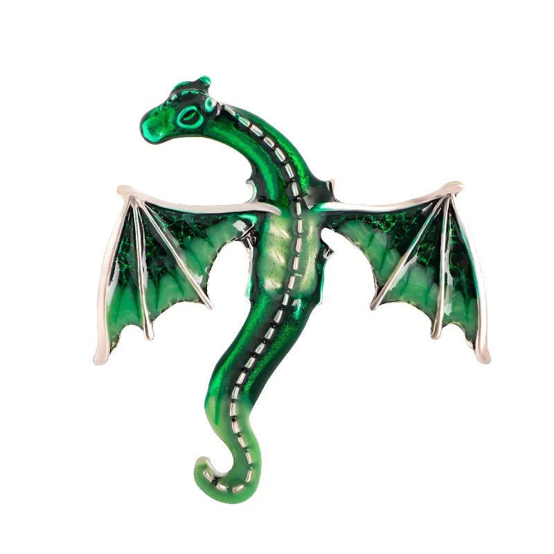 Fly Dragon Enamel Lapel Pins - Brooch for Jeans, Backpacks | Jewelry Clothing Badges | Wedding Gift & DIY Decor for Men