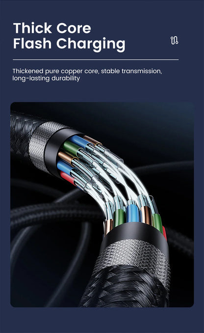 30cm USB-C to USB-C Fast Charging Cable – Compatible with iPhone 15, Xiaomi, Samsung, Huawei & Power Banks