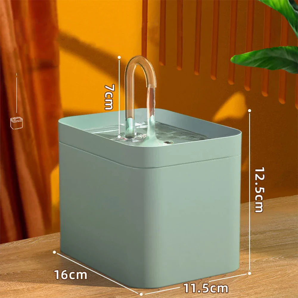 Ultra-Quiet Cat & Dog Water Fountain – Smart 1.5L Automatic Pet Dispenser with Filter & Anti-Burn Pump