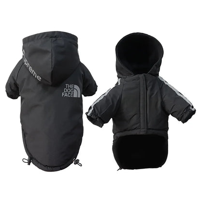 Waterproof Reflective Dog Coat – Warm Fleece Jacket for Small & Medium Dogs, Winter Raincoat for Puppies & Chihuahuas