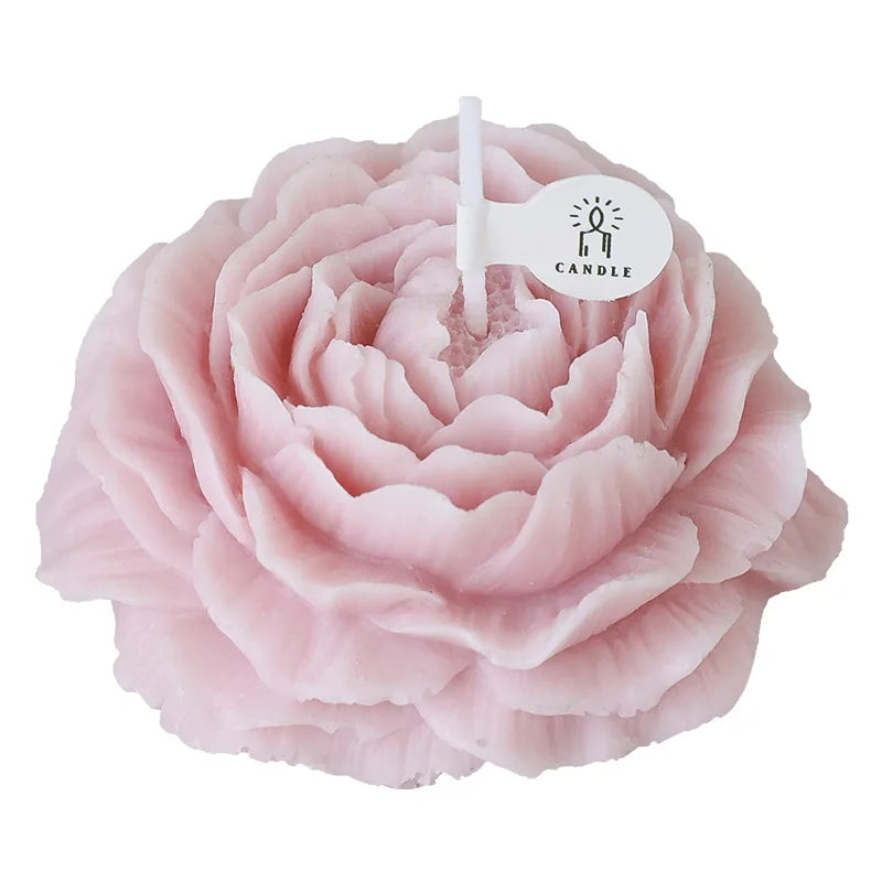 Peony Flower Scented Candle - Perfect Gift Decoration for Mother's Day & Birthdays