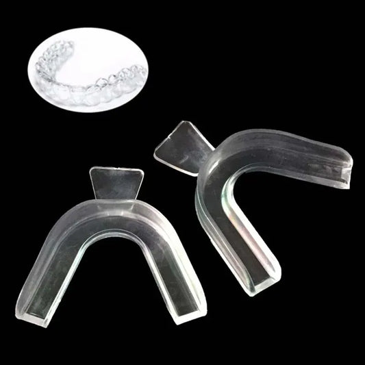 Silicone Dental Night Guard – Cold Light Whitening Braces Tray for Teeth Grinding Protection and Gum Cushion