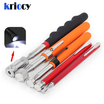 Mini Portable Telescopic Magnetic Magnet Pen - Handy Tool for Picking Up Nuts, Bolts, Extendable Pickup Rod Stick