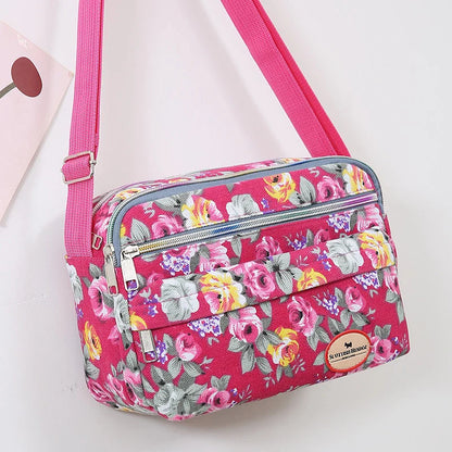 Women’s Canvas Tote Bag – Large Capacity Handbag, Messenger & Shoulder Bag for Commuting and Travel