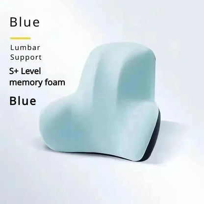 Memory Foam Lumbar Back Cushion Pillow for Car, Office & Gaming Chairs – Postpartum Pain Relief Support Seat Cushion