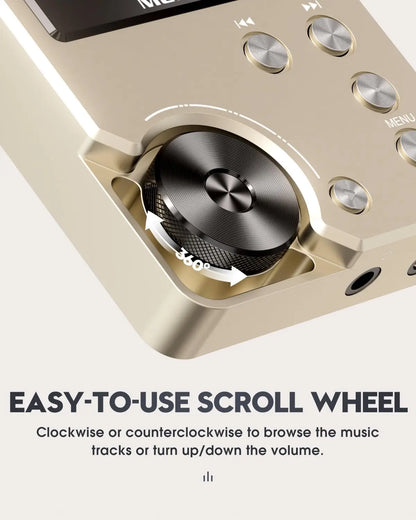 High-Quality Lossless MP3 Player MECHEN-M30 – HiFi with 64GB Memory Card, Supports Up to 256GB