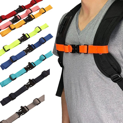 Adjustable Shoulder Strap for Backpack Chest Bag - Harness for Outdoor Camping, Tactical Bags, Straps Accessories