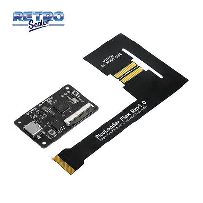 RetroScaler Black PicoLoader Flex Cable – No-Weld SD2SP2/GC2SD SDGecko for Nintendo GameCube Console