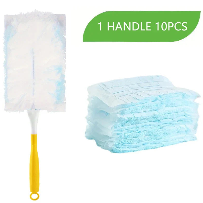 10 Count Disposable Duster Refills – Compatible with Swiffer Duster for Efficient Cleaning