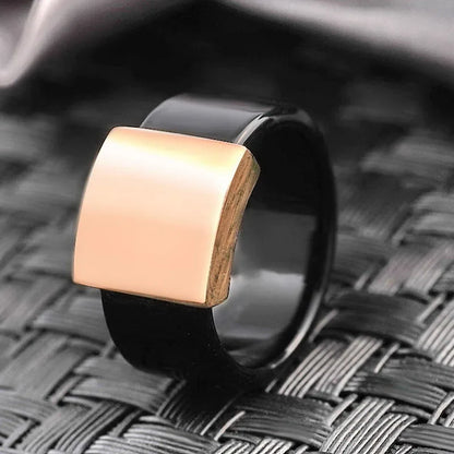 Italina Rigant Wide Statement Ring for Women – Adjustable Size 5.5-11 #RA13611
