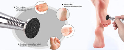 100-Piece Pedicure Sanding Paper Set — Replaceable Foot Callus Removal Discs with 1 Pedicure Disk Pad
