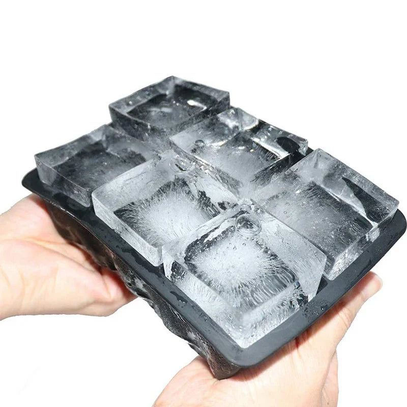 Large Silicone Ice Cube Tray — 4/6/8/15 Grid Mold for Bar, Pub, DIY Ice Blocks