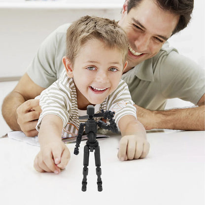 13-Joint Articulated Figure – Movable DIY 3D Printed Action Doll for Stop Motion & Animation