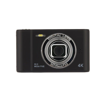 4K Digital Camera – 50MP Travel Selfie Camera with HD Zoom, 2.4-inch Screen, Mini Retro Cam for Kids & Beginners