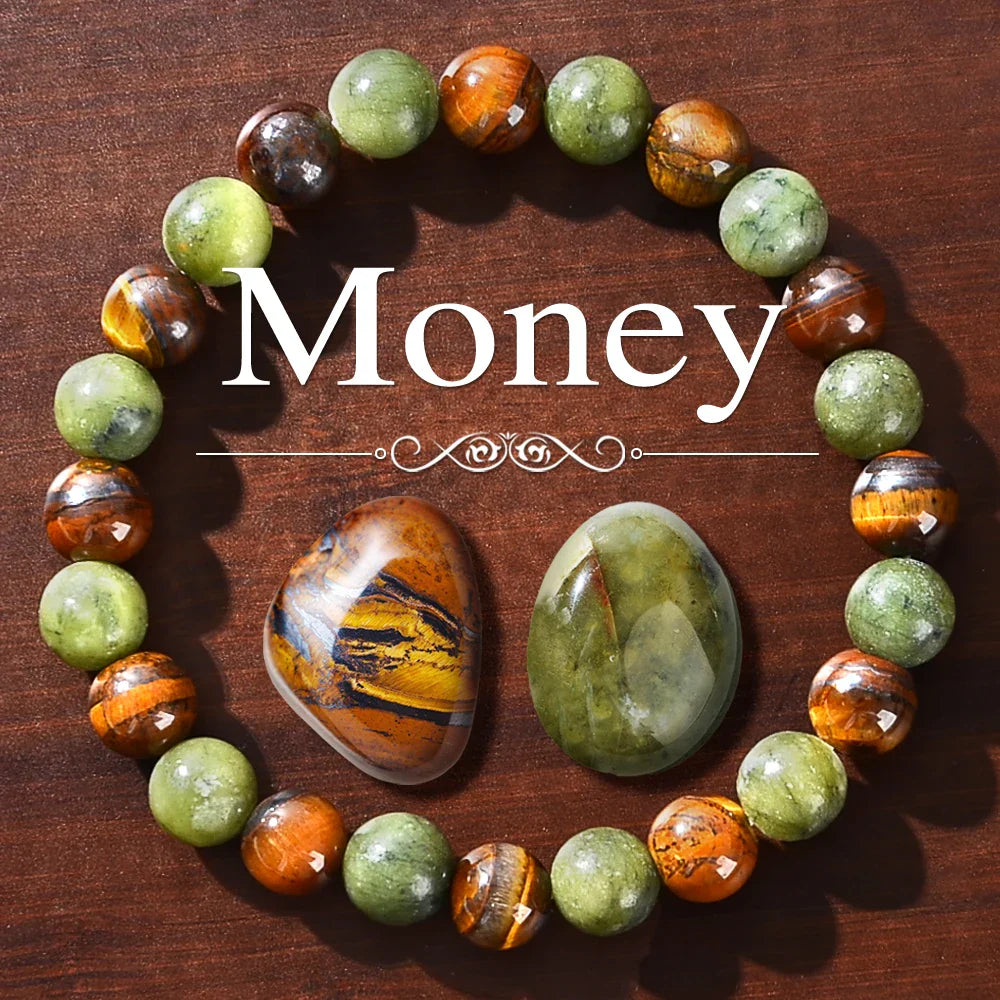 Prosperity & Abundance Healing Bracelet for Relaxation, Success, Personal Strength, and Health Enhancement