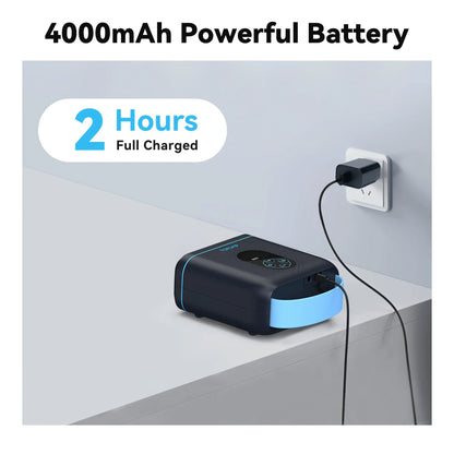 AIRBANK 20PSI SUP Board Electric Pump – 4000mAh 11V PVC Inflatable Pump for Stand-Up Paddle Board & Kayak Inflation