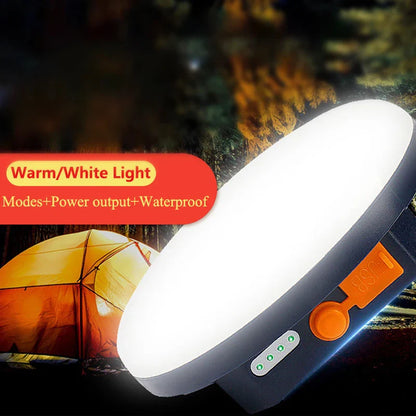 MOSLIGHTING 9900mAh Rechargeable Camping Lantern — Powerful LED Flashlight with Magnet, Portable Tent & Work Light