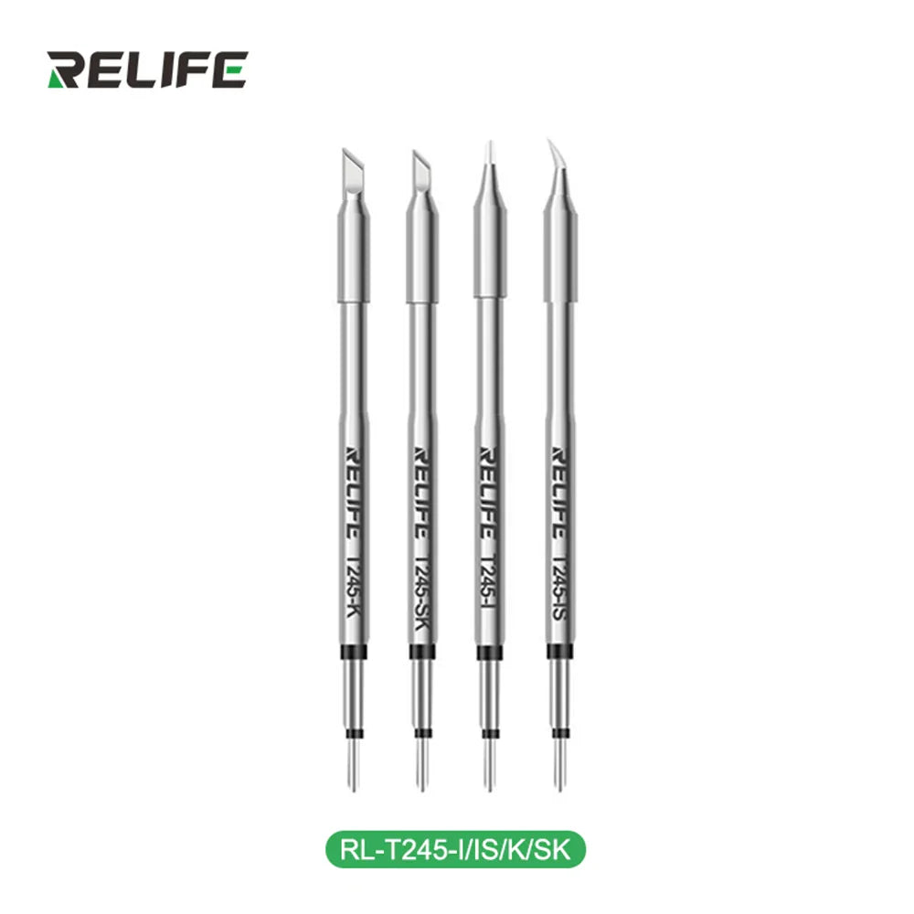 RELIFE Super Fine Soldering Tips C210 C245 C115 – Professional Iron Tips for GVM T210 T115 Stations