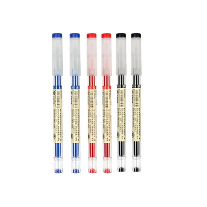 Fine Point Gel Pen - 0.35mm Black Blue Red Ink Ballpoint Pen for School & Office Writing