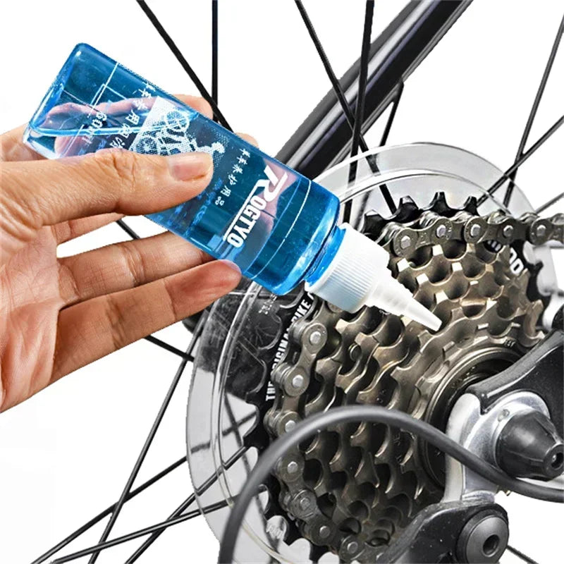 60ML Bicycle Chain Lubricant - Dry Lube Waxy Maintenance Oil for Long-Lasting Bike Chain Care, MTB & Road Bike Accessory